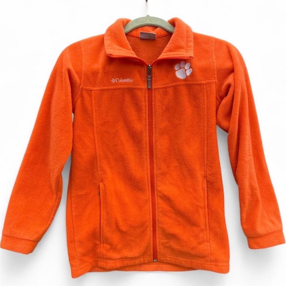 Columbia Vibrant Orange Fleece Jacket - Picture 1 of 7